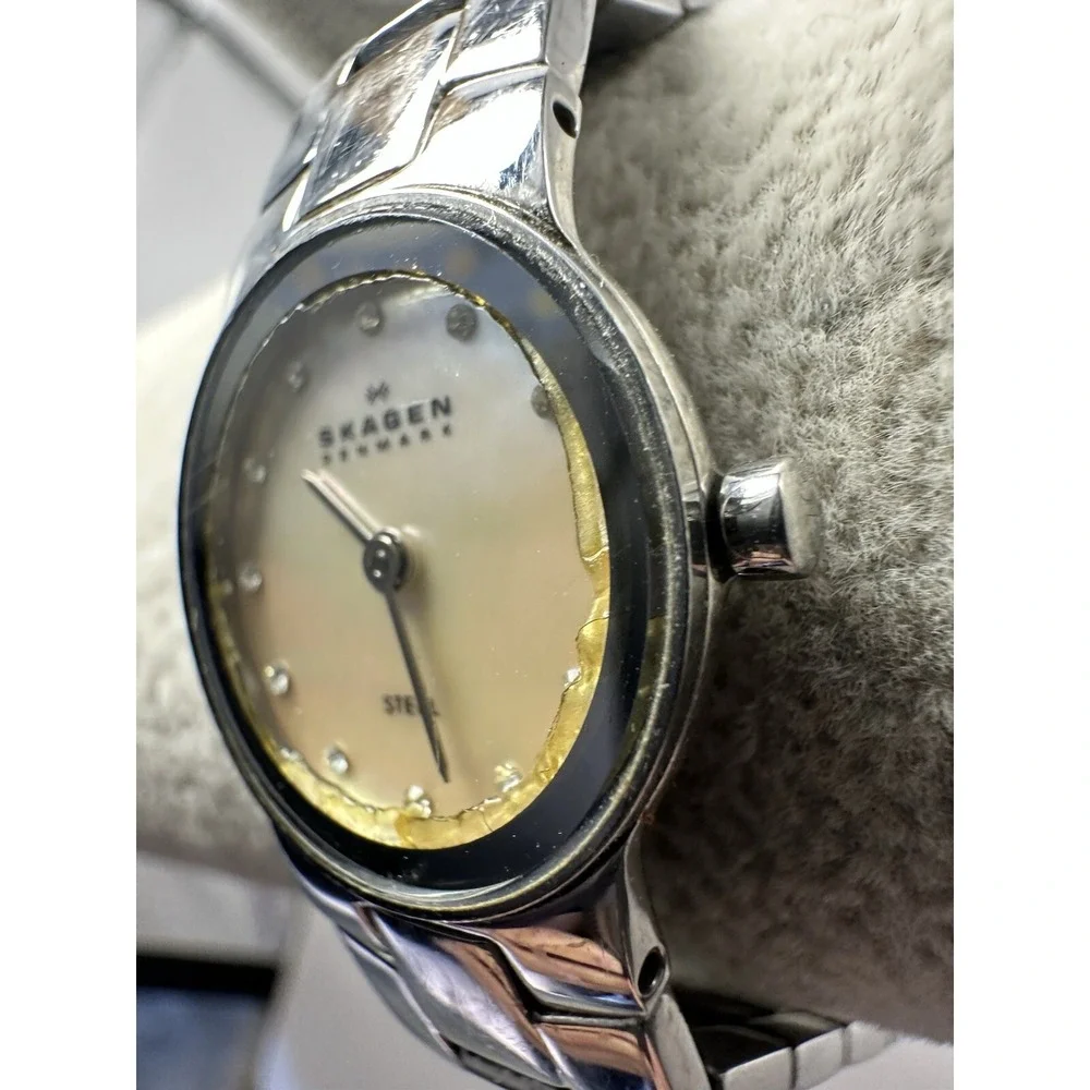 Skagen 430XSSXPD Ladies Watch New Battery MOP 22MM 6